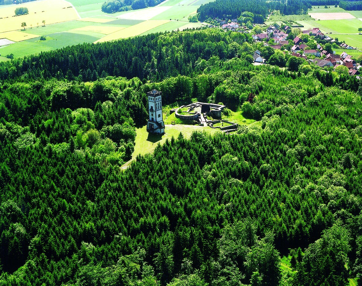 Eisenberg Castle, Korbach, Goldhausen, Korbach, Landkreis Waldeck-Frankenberg, Hesse, Germany