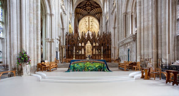Photo of Altar at Winchester Cathedral, Winchester, England.
