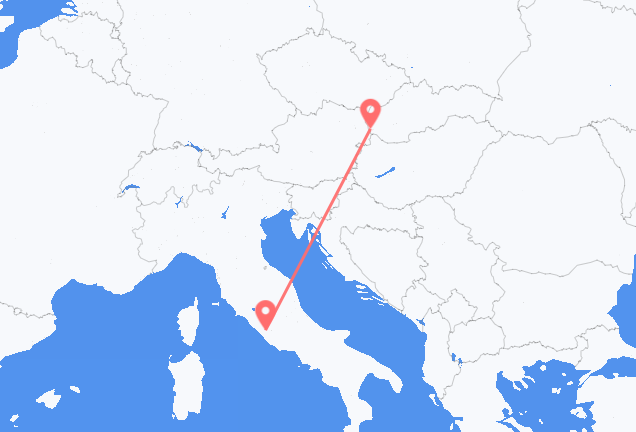 Bratislava to Rome