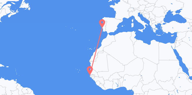 the Gambia to Portugal