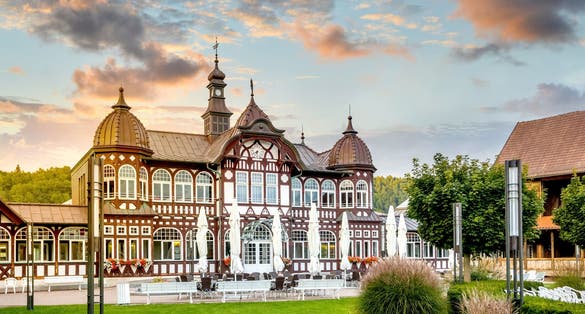 photo  of view of Old city, Bad Salzungen, Thueringen, Germany.
