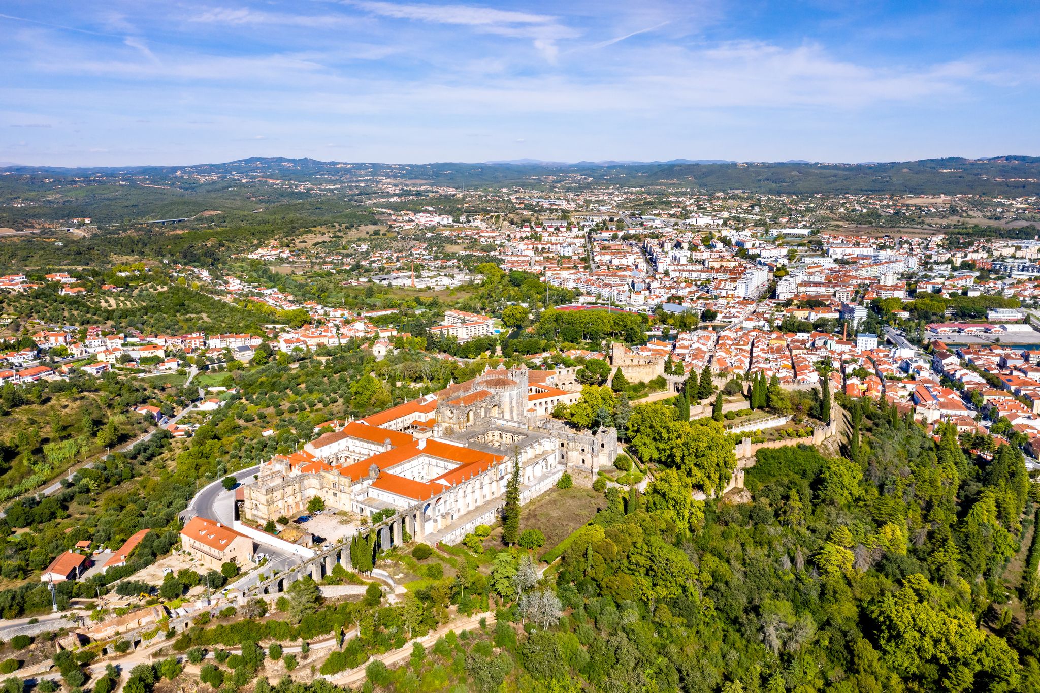 The Convent of the Order of Christ. UNESCO world heritage in Tomar, Portugal