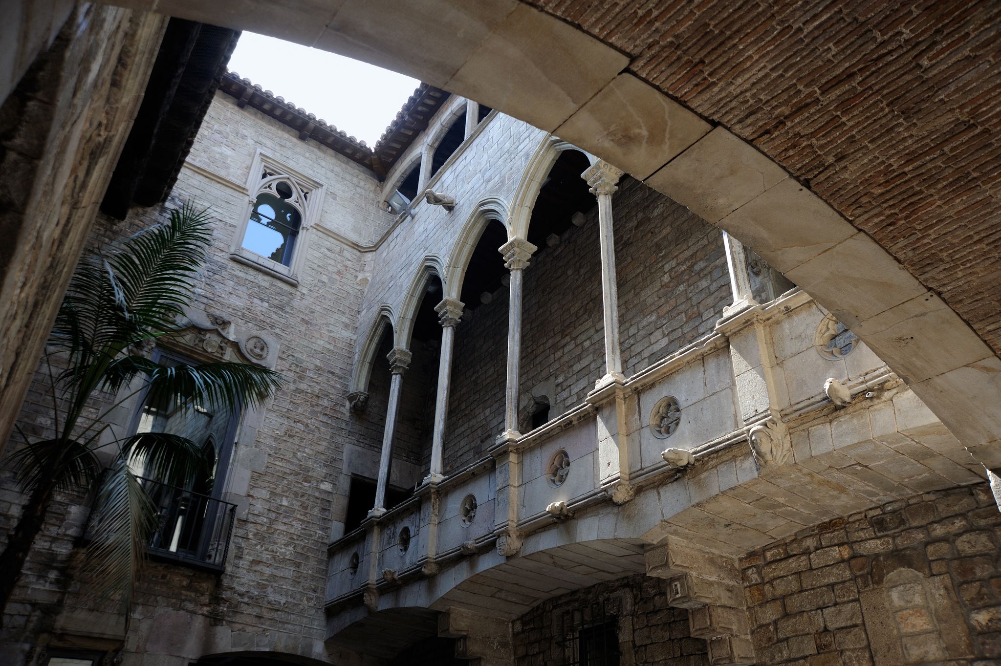 Photo of The Museu Picasso's cloister in BArcelona - Spain.