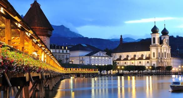 photo of view of Lucerne, Switzerland.