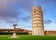 photo of medieval leaning tower of pisa (Torre di pisa) at piazza dei miracoli (Piazza del duomo), Tuscany, Italy.