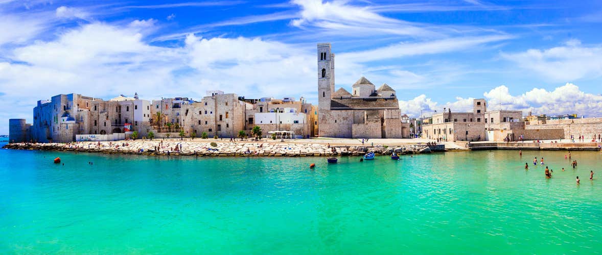 Molfetta - coastal town in Puglia with beautiful sea and beaches, Italy