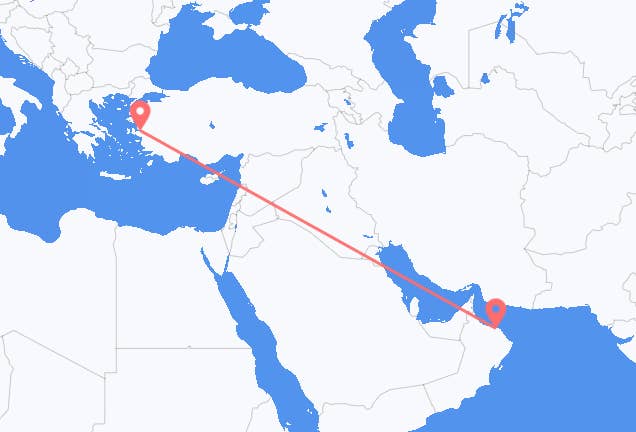 Muscat to Izmir