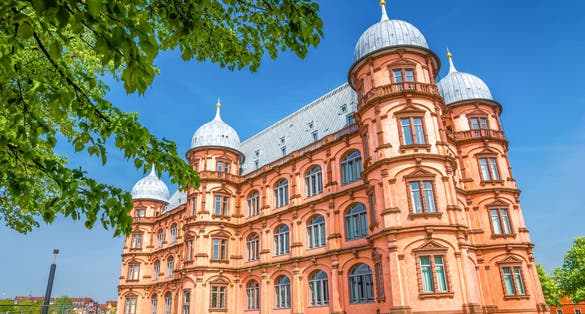 Photo of castle Gottesaue, Karlsruhe.