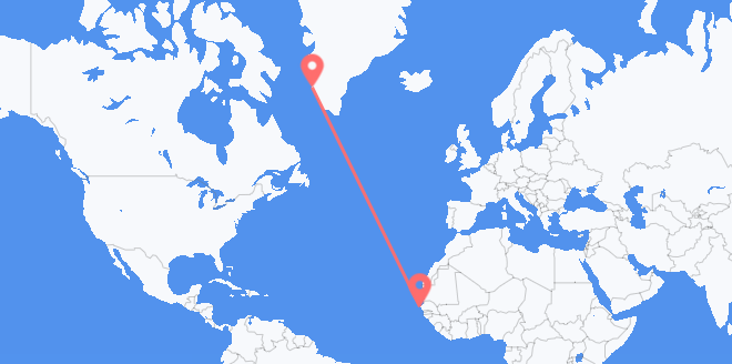 le Sénégal pour le Groenland