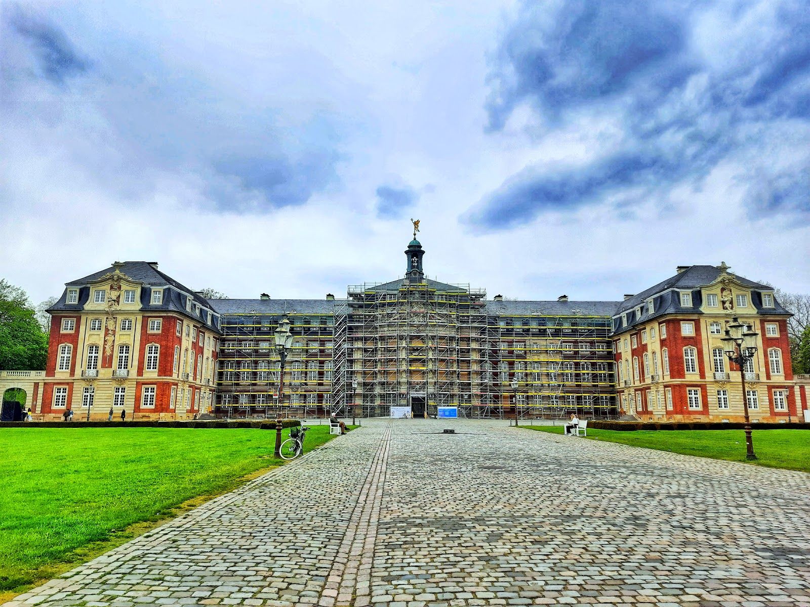 Schlossplatz, Schloss, Innenstadtring, Münster-Mitte, Münster, North Rhine-Westphalia, Germany