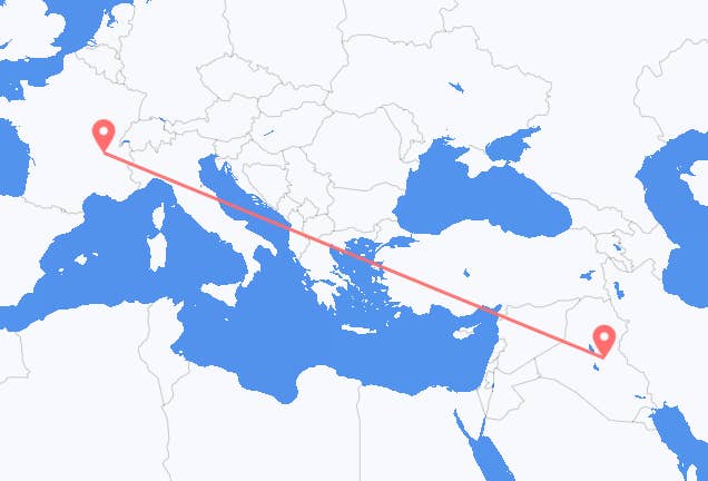 Baghdad to Lyon