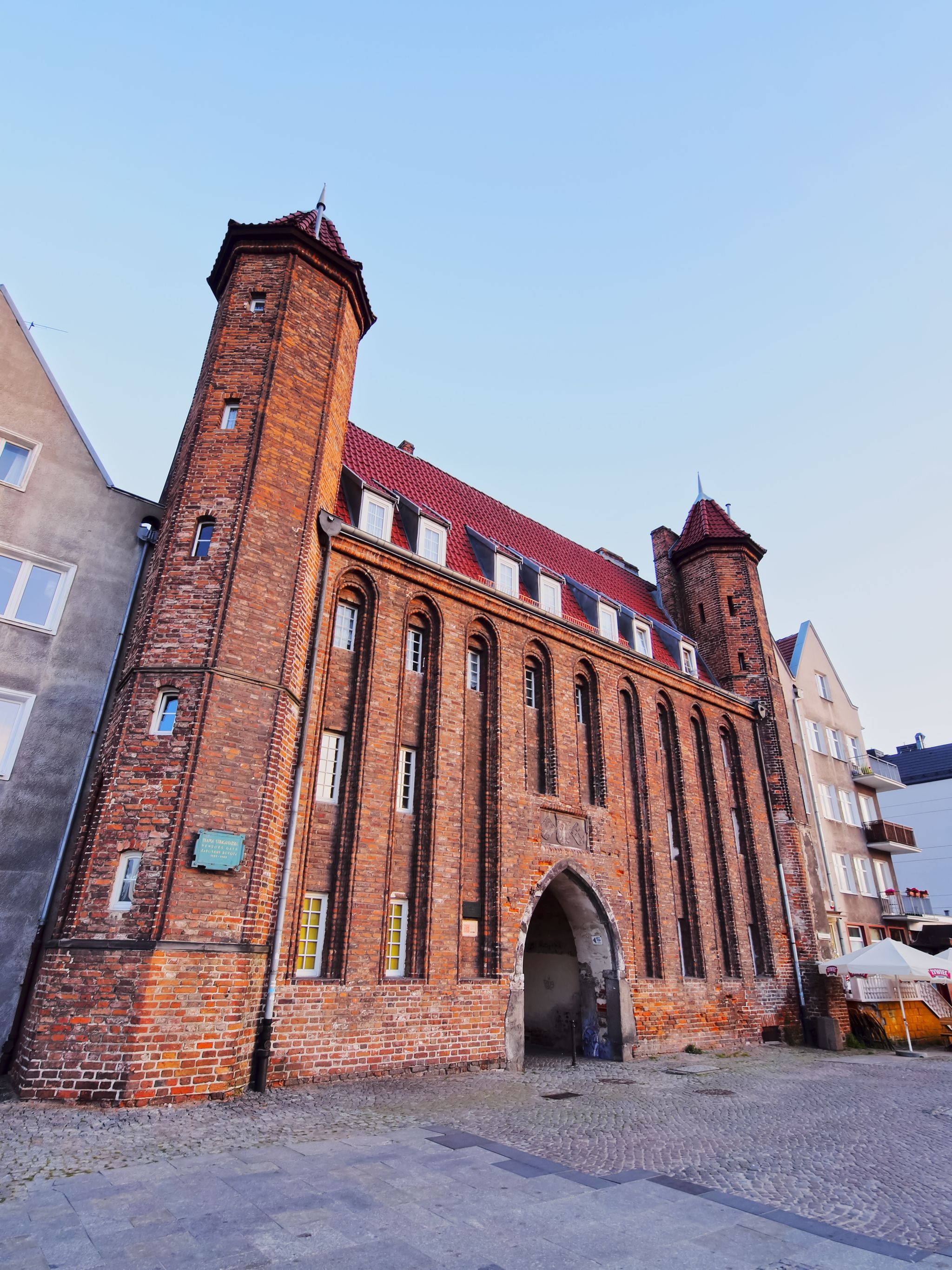 Vendor Gate - Brama Straganiarska in the old town of Gdansk, Poland
