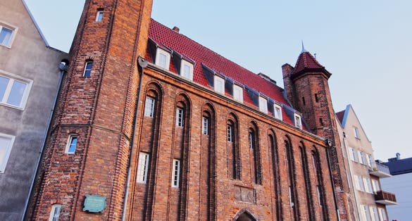 Vendor Gate - Brama Straganiarska in the old town of Gdansk, Poland