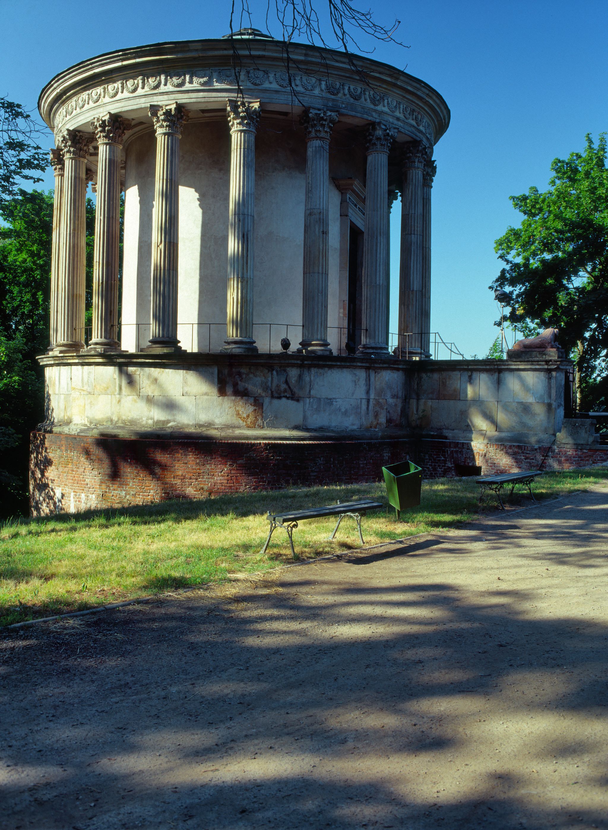 Pulawy, lubelskie region, Poland - July 2010: The Temple of the Sibyl in park