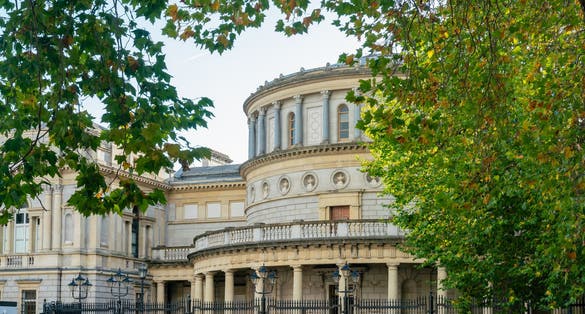 Photo of exterior view of the National Museum of Ireland .