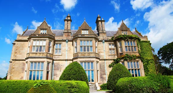Photo of Muckross House and gardens in National Park Killarney, Ireland.