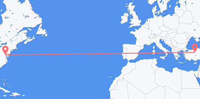 the United States to Turkey