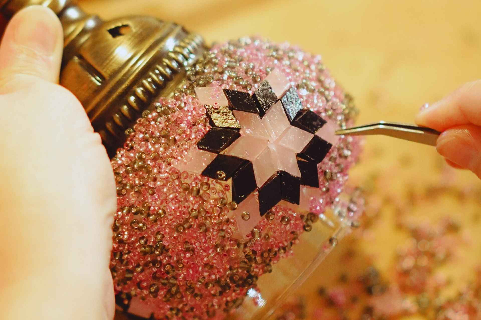 Istanbul: Turkish Mosaic Lamp Workshop in Old Town