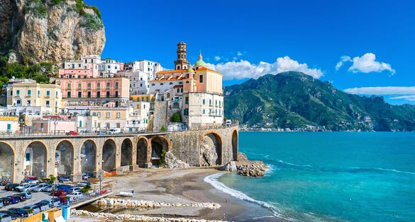 The Amalfi coast in Italy