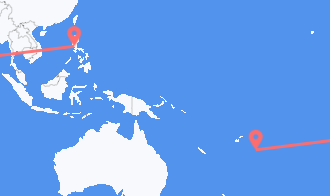 Nukuʻalofa to Manila