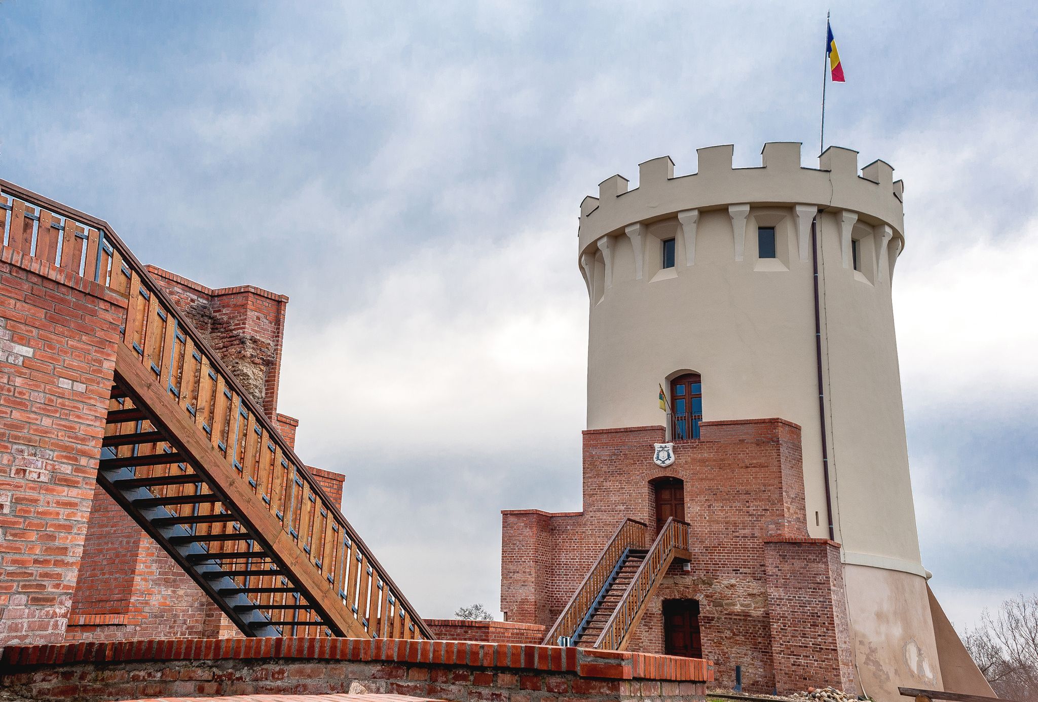Photo of The tower of Ardud fortress, Satu Mare county, Romania .