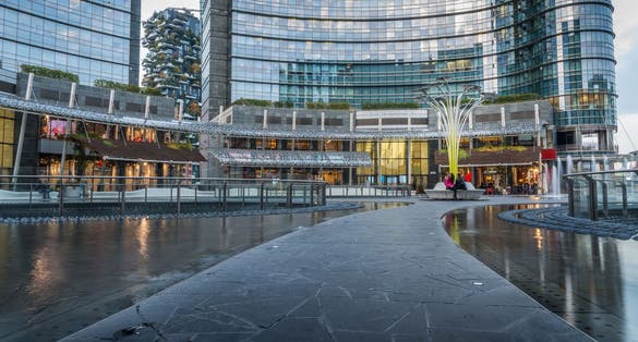 PHOTO OF New business district Milano Porta Nuova Garibaldi (Gae Aulenti) .