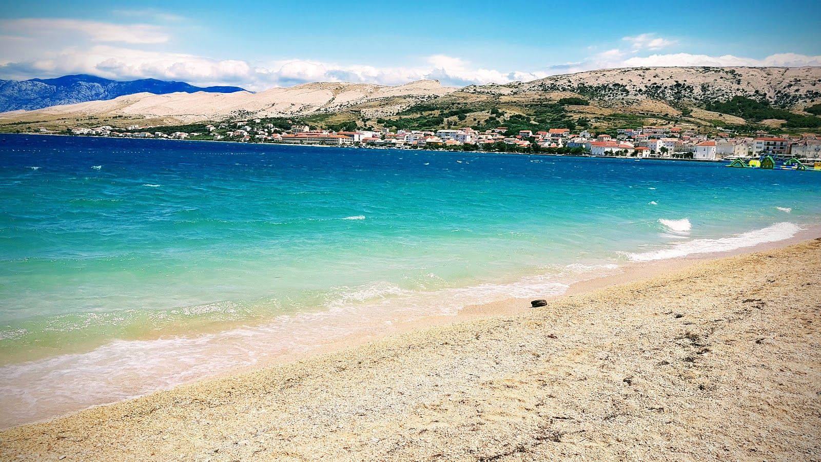 Pag centralt beach Prosika, Pag, Zadar County, Croatia