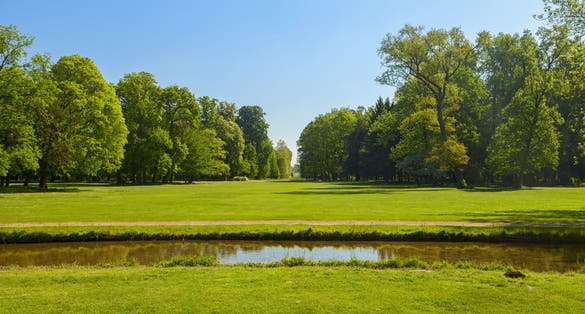 photo of amazing park view in the city of monza .