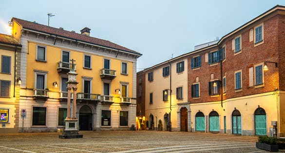 Photo of Monza street view in Monza City, Italy.