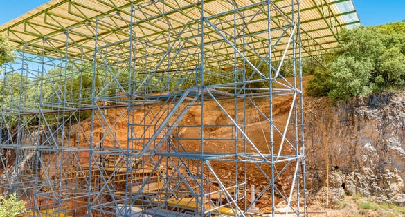 photo of archaeological Site of Atapuerca in Spain - A UNESCO World Heritage Site.