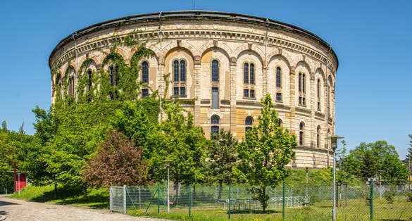 Attractions Dresden in Saxony - Dresden Panometer Gas tower