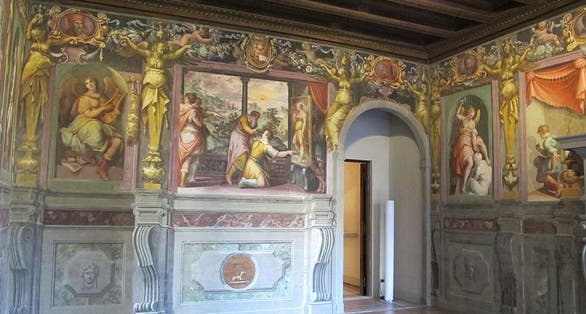 photo of view of Sala GrandeCasa Vasari, Arezzo, Italy.