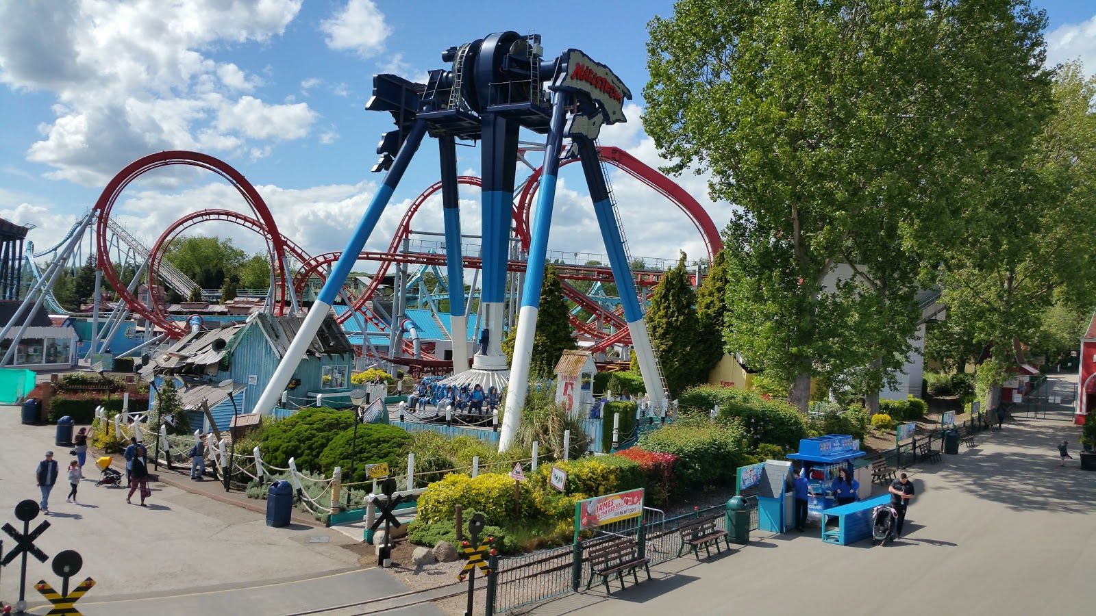Drayton Manor Theme Park, Drayton Bassett, Lichfield, Staffordshire, West Midlands, England, United Kingdom