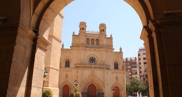 Photo of the Co-cathedral of Saint Mary or Maria is the cathedral of Castellon de la Plana.