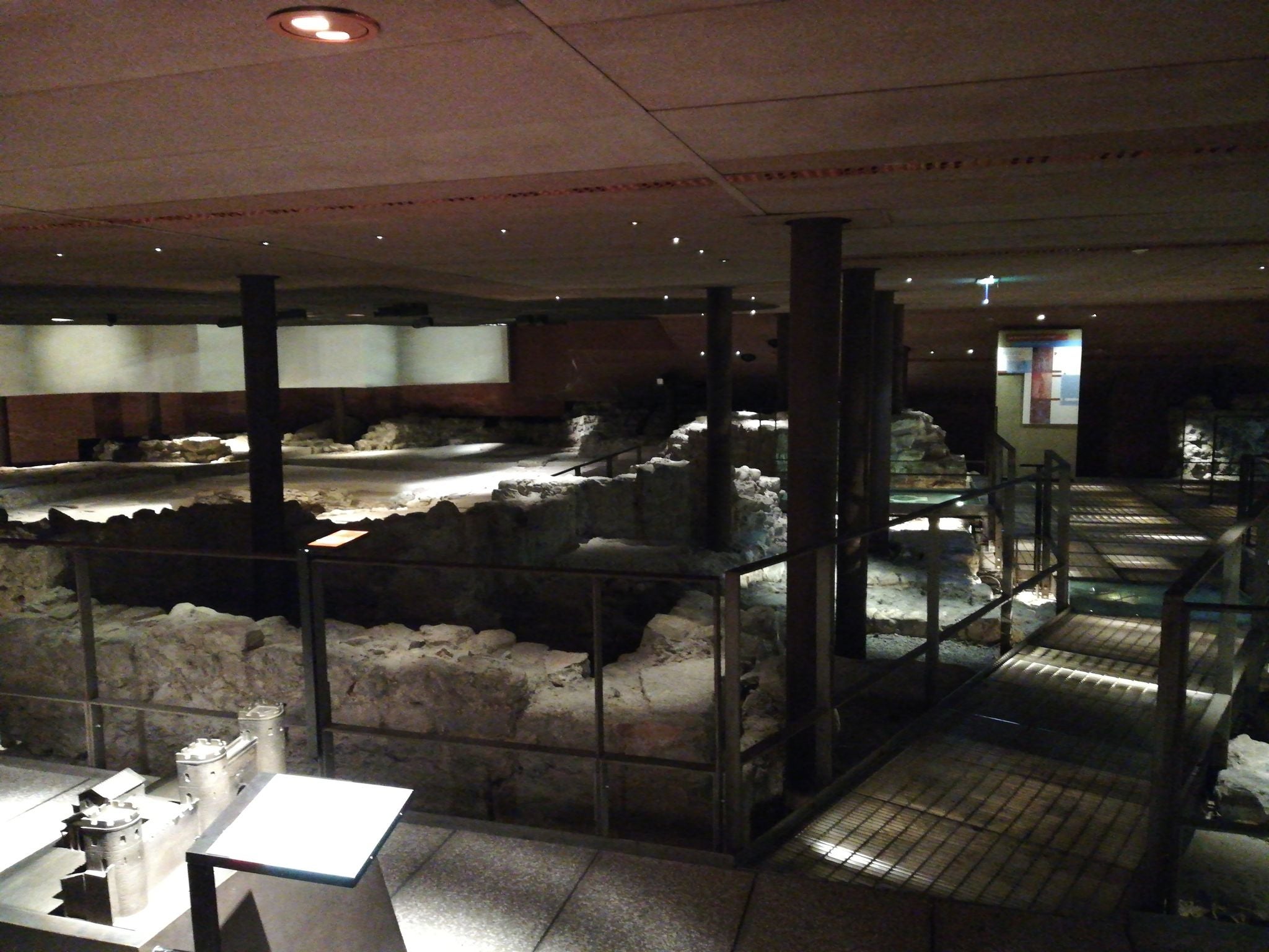 Baptistery room of the cathedral group of Grenoble, under the Museum of the Ancien Évêché.