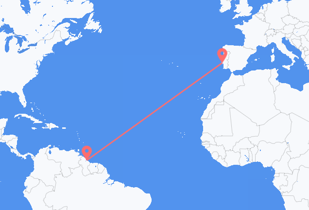 Georgetown to Lisbon