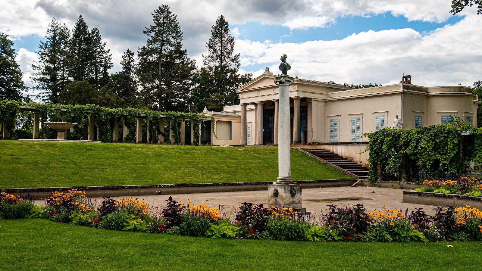 Charlottenhof Palace, Brandenburger Vorstadt, Westliche Vorstädte, Potsdam, Brandenburg, Germany