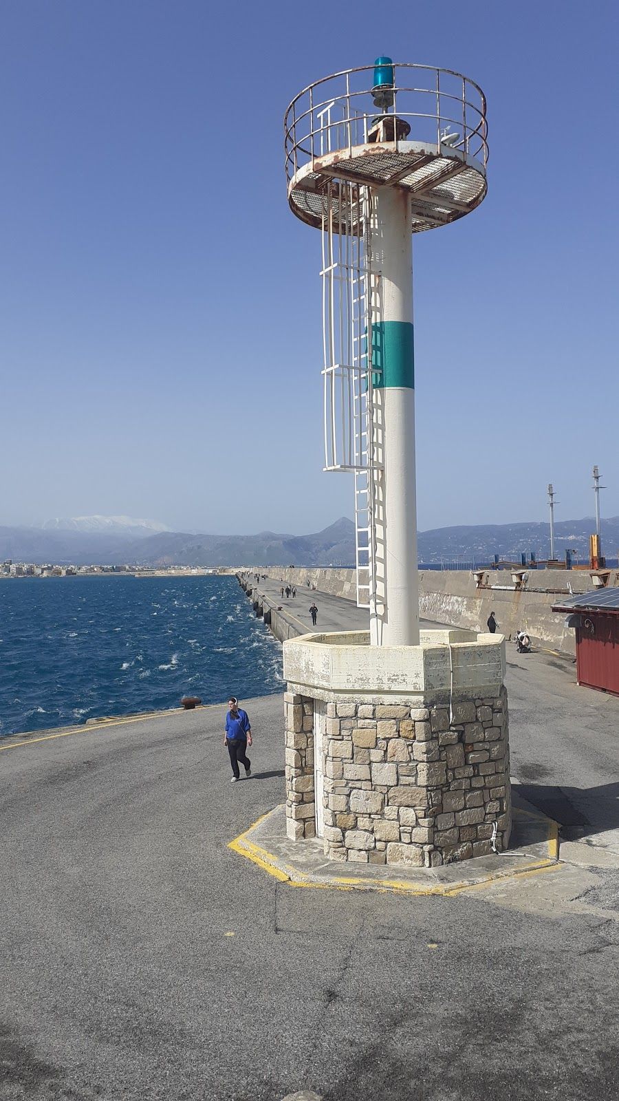 Heraklion Lighthouse, 1st Community of Heraklion - Central, Municipality of Heraklion, Heraklion Regional Unit, Region of Crete, Greece