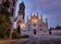 Beautiful view of the Duomo (Monza Cathedral), Monza, Milan, Lombardy, Italy.