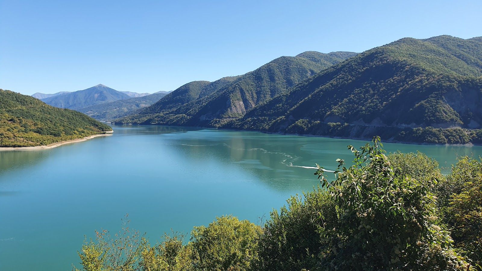 Zhinvali Reservoir, Dusheti Municipality, Mtskheta-Mtianeti, Georgia