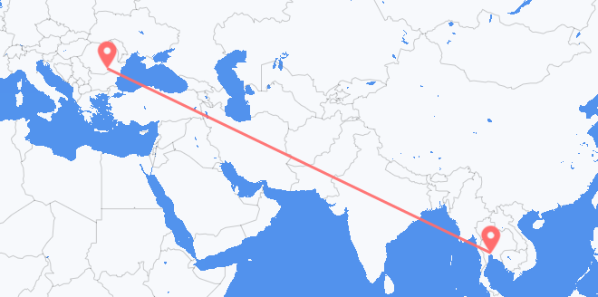 タイ ルーマニアへ