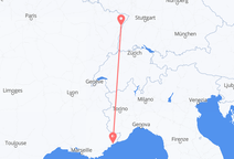 Nizza nach Straßburg