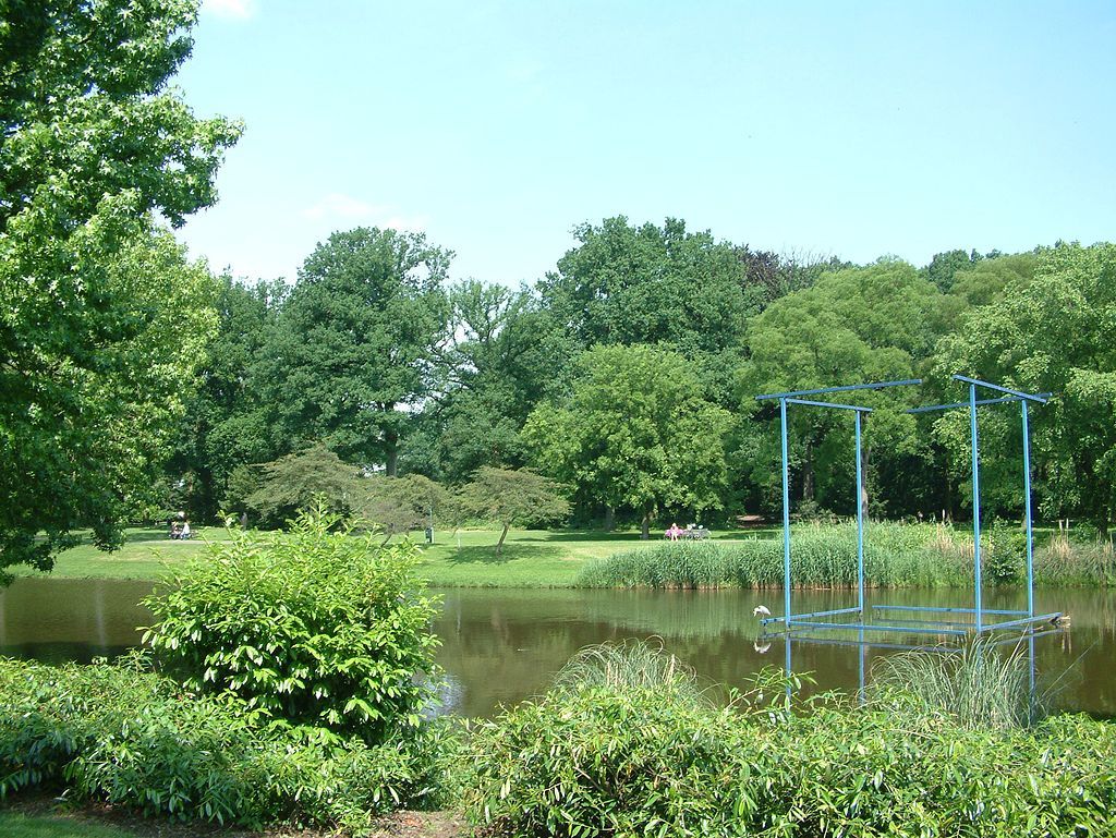 photo of city walking park Stadswandelpark, Eindhoven in the Netherlands.