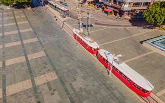 Harbor in the old city of Antalya Kaleici Old Town. Antalya, Turkey.