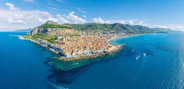 Photo of Isola Bella rocky island in Taormina, Italy.