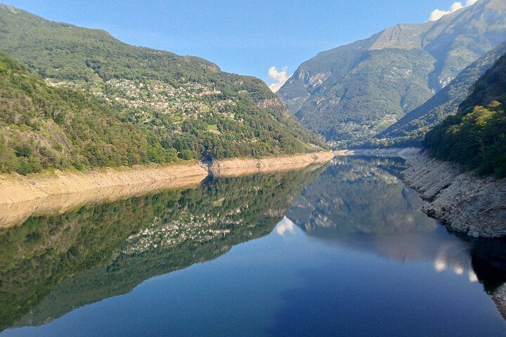 Verzasca valley, river and waterfall + Ascona private guided tour
