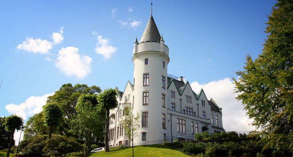 Bergen, Norway. Royal mansion Gamlehaugen.
