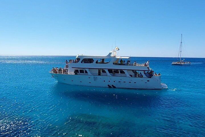 PROTARAS: ADULTS 16+ LUXURY YACHT - HUGE SLIDE BBQ & 1 drink 