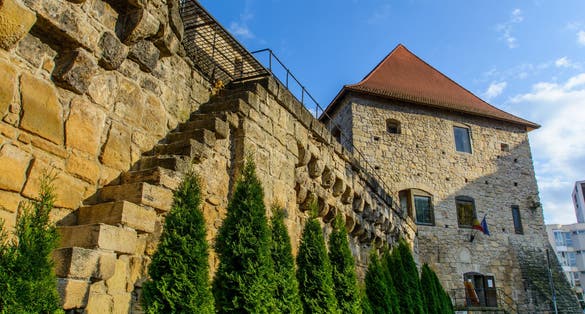 Tailors bastion from Cluj Napoca, Transylvania.