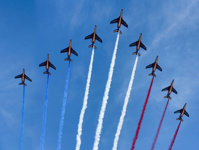 French flag during the annual July 14th military parade.jpg
